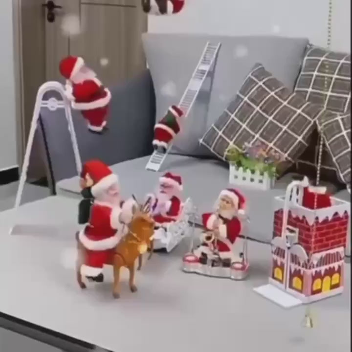 Dans Eden Hareketli Noel Baba Modelleri